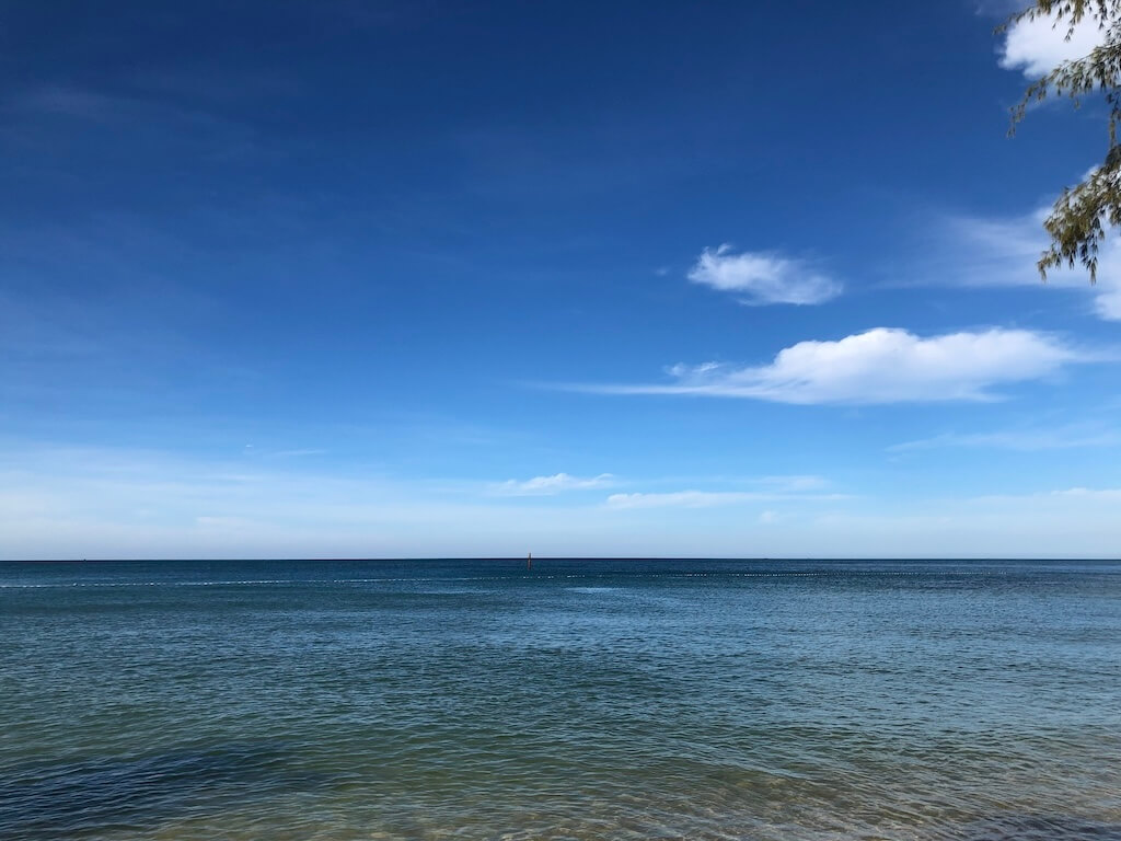 フーコックは海の水も空気も綺麗